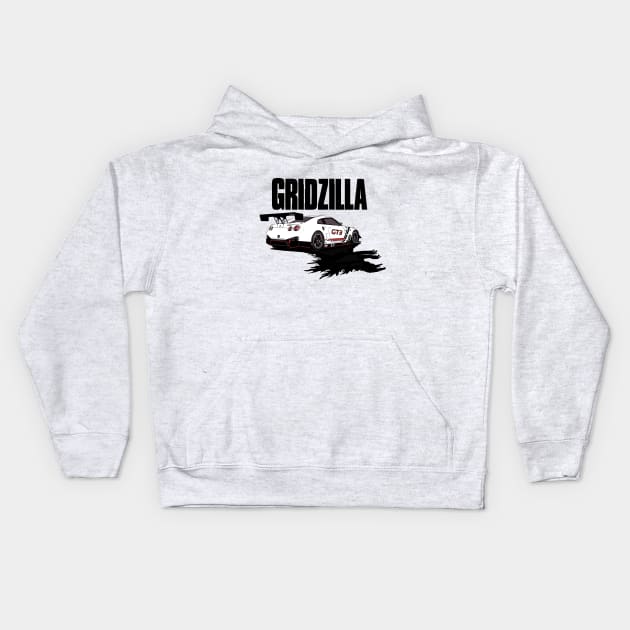 GridZilla Kids Hoodie by srk14105